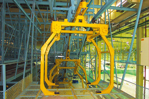 WTJ3 type hanging conveyor product release