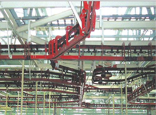 rod wide suspension conveyor